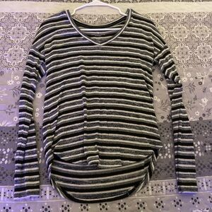 American Eagle Soft & Sexy Plush Striped Long Sleeve